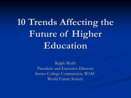 10 Trends Impacting Higher Education