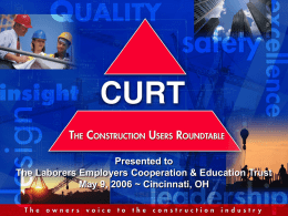 The Construction Users Roundtable - Home
