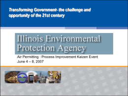 Executive Overview - Illinois Environmental Protection Agency