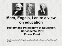Marx, Engels, Lenine - Carlos Alberto Mota