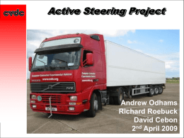 Truck Project Summary - University of Cambridge