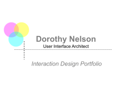 Dorothy Nelson Portfolio