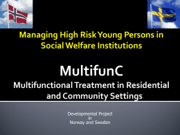 Implementering av MultifunC - Statens institutionsstyrelse