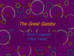 The Great Gatsby Intro PowerPoint (i.e. Mega Notes)