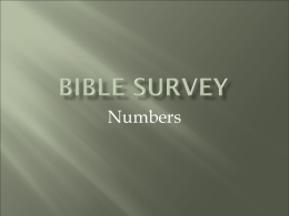 Bible Survey - Fontaine Baptist