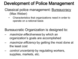 Bureaucracy (Max Weber)