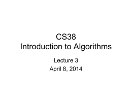 CS21 Lecture 1 - California Institute of Technology