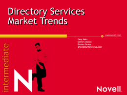 Directory Services Market Trends