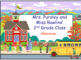 Mrs. Pursley’s 2nd Grade Class - IUSD.org