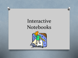 Interactive Notebooks - Home - Mrs. Smith
