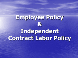 Worker’s Compensation Unemployment Insurance