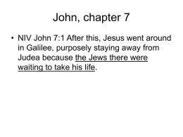 John, chapter 7 - Our Savior's, Eyota