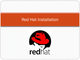 Red Hat Installation