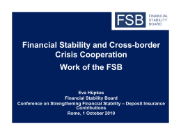 FSB SIFI project