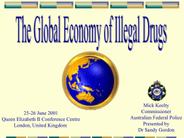 The Global Economy of Illegal Drugs