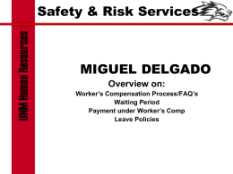 Safety & Risk Services - UNM Biology Department Home Page