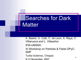 Direct Dark Matter Searches
