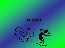 Gas Laws - Independent School District 196
