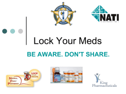 Lock Your Meds! - National Triad