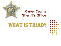 Welcome to the Carver County Sheriff’s Office