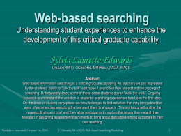 Web-based searching
