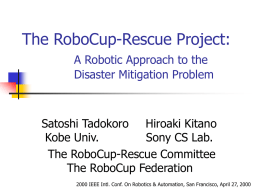 The RoboCup-Rescue Project