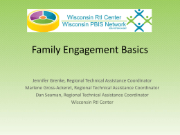 Family Engagement Basics