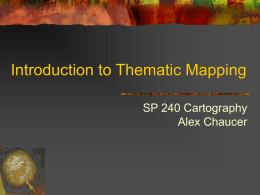 Introduction to Thematic Mapping
