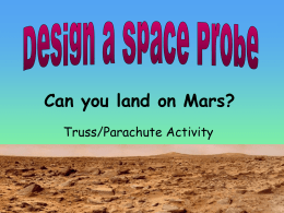 Can you land on Mars? 30 min Activity and Discussion