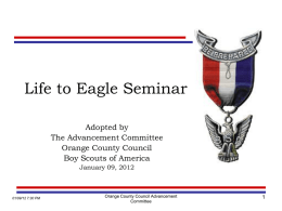 Life to Eagle Seminar