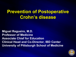 Pro: All medications may be stopped for Crohn’s disease