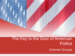 The Key to the Door of American Politcs