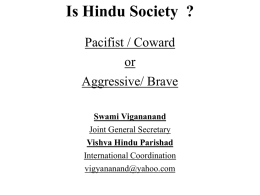 Is Hindu Pacifist or Brave