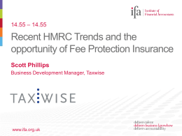Recent HMRC Trends and the opportunity of Fee Protection