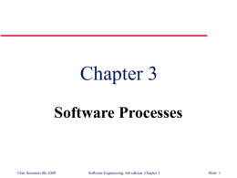 Software Processes - Pennsylvania State University