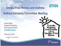 Asthma Action Program - The Ontario Lung Association