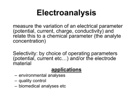 Electroanalysis - Študentski.net