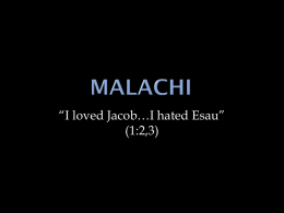 Esther and Malachi - GodsCharacter.com