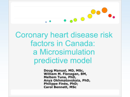 Coronary heart disease risk factors in Canada: a