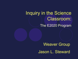 Inquiry in the Science Classroom: