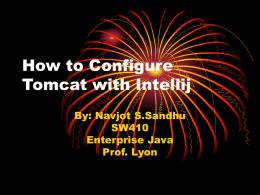 How to Configure Tomcat with Intellij