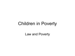 Children in Poverty - Loyola University New Orleans