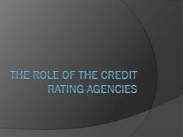 Ratings Agencies