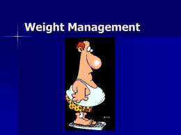 Weight Management - University of Akron