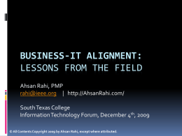 Business-IT Alignment