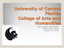 College of Arts and Humanities