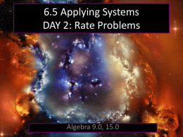 6.5 Applying Systems