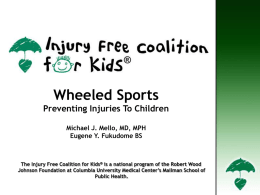 Wheeled Sports Safety Presentation