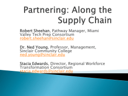 Partnering: Along the Supply Chain