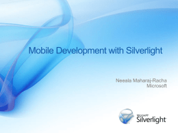 Silverlight MIX Overview